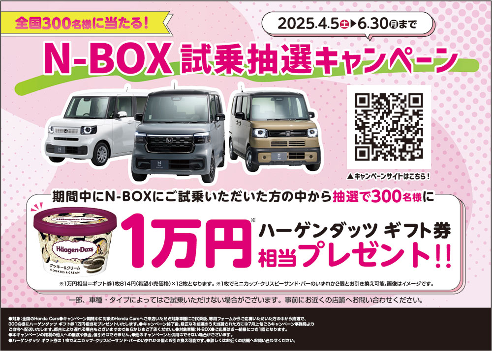ԒN-BOXɂ悢̒璊I300lɁAn[Q_bcMtg1~v[gII